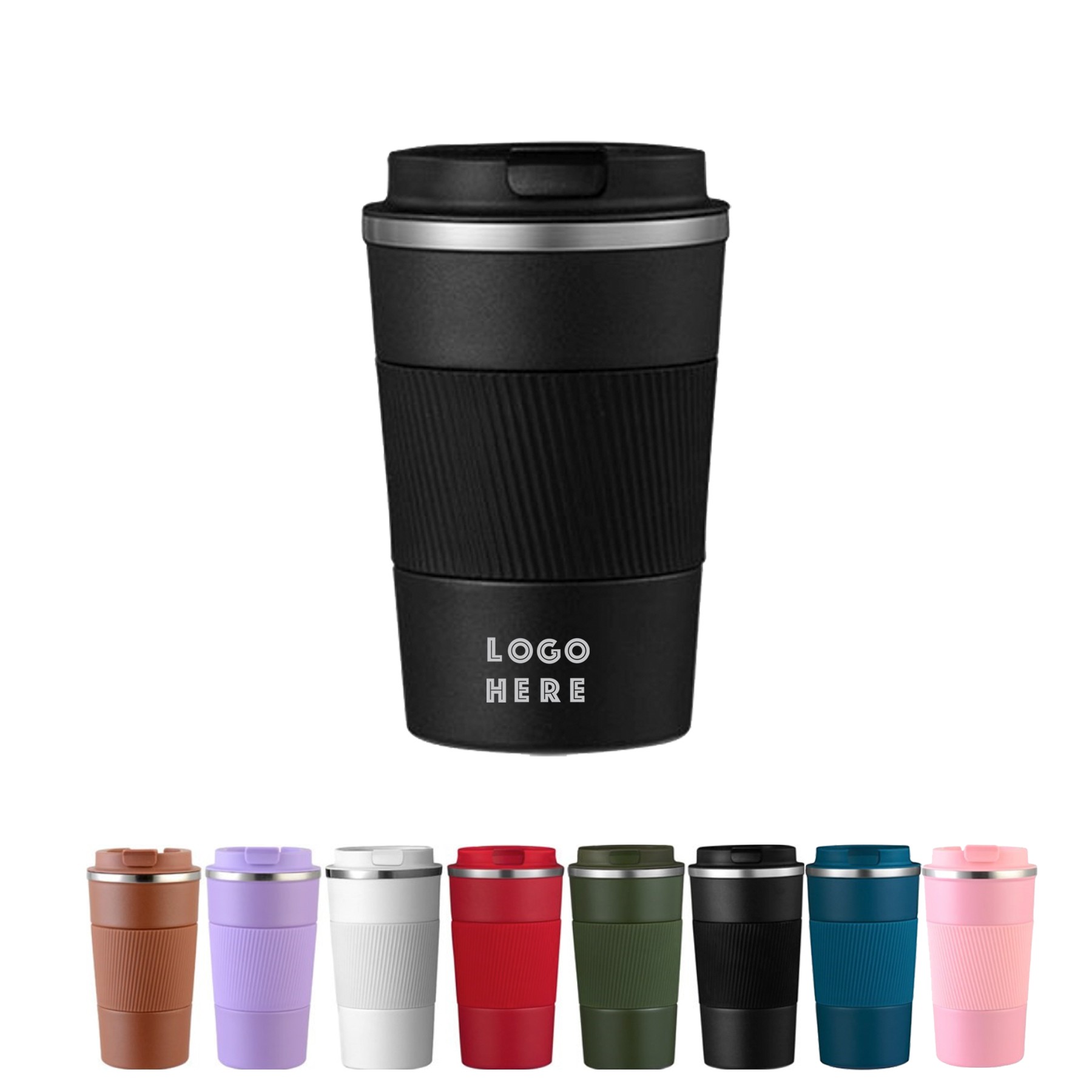 13 Oz. Stainless Steel Travel Coffee Cup Tumbler Mug
