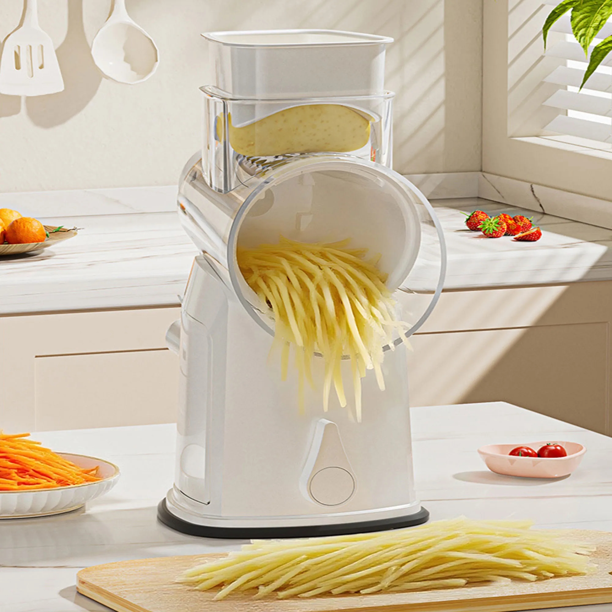 5-in-1 Hand Crank Vegetable Cutter 3