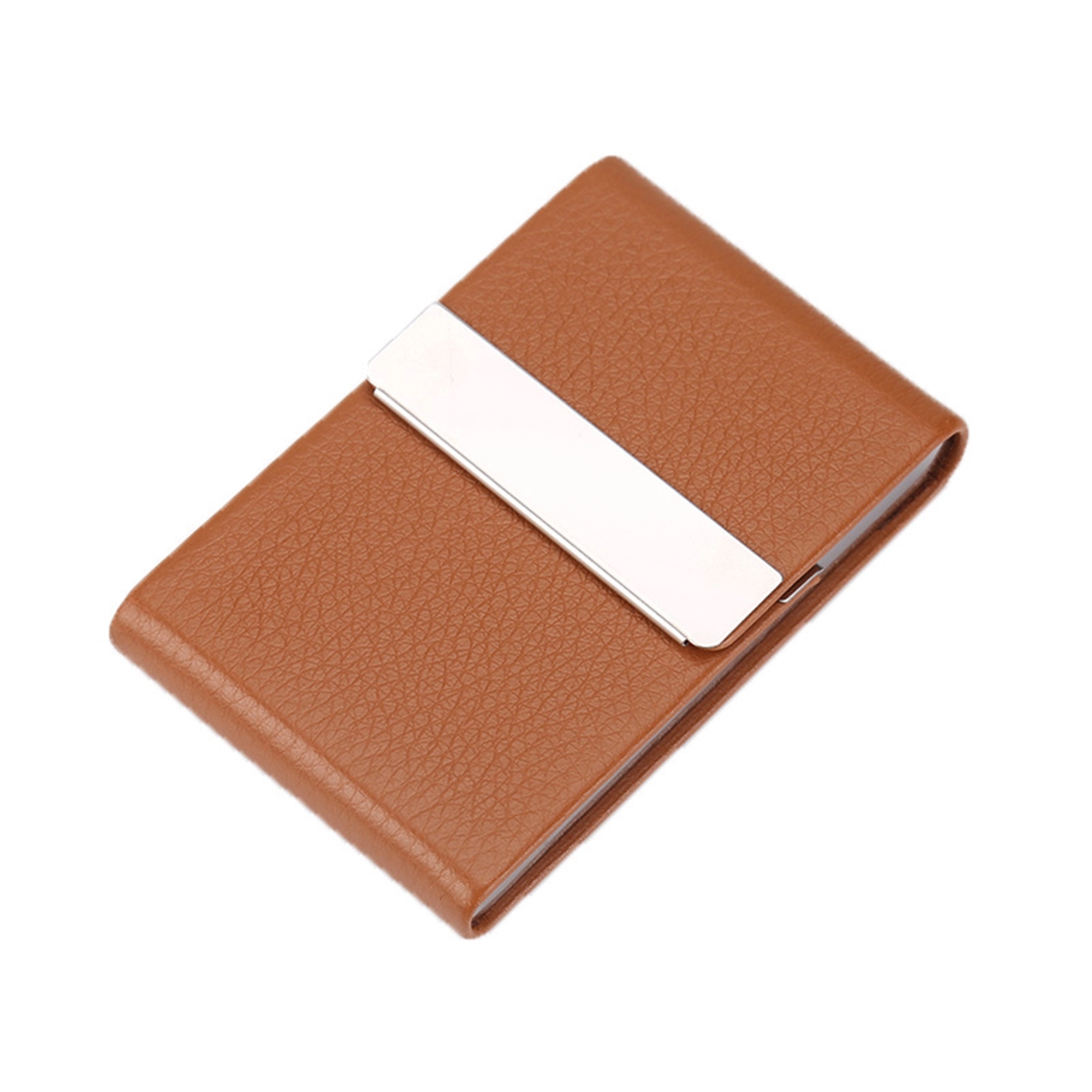 PU+ Stainless Steel Business Card Holder 19