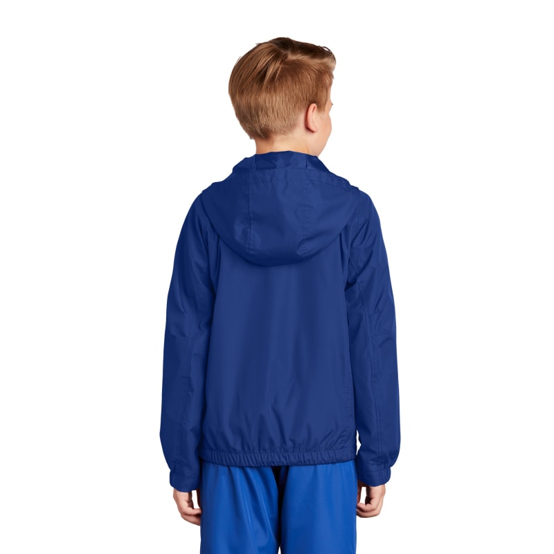 Sport-Tek Youth Hooded Raglan Jacket. 10
