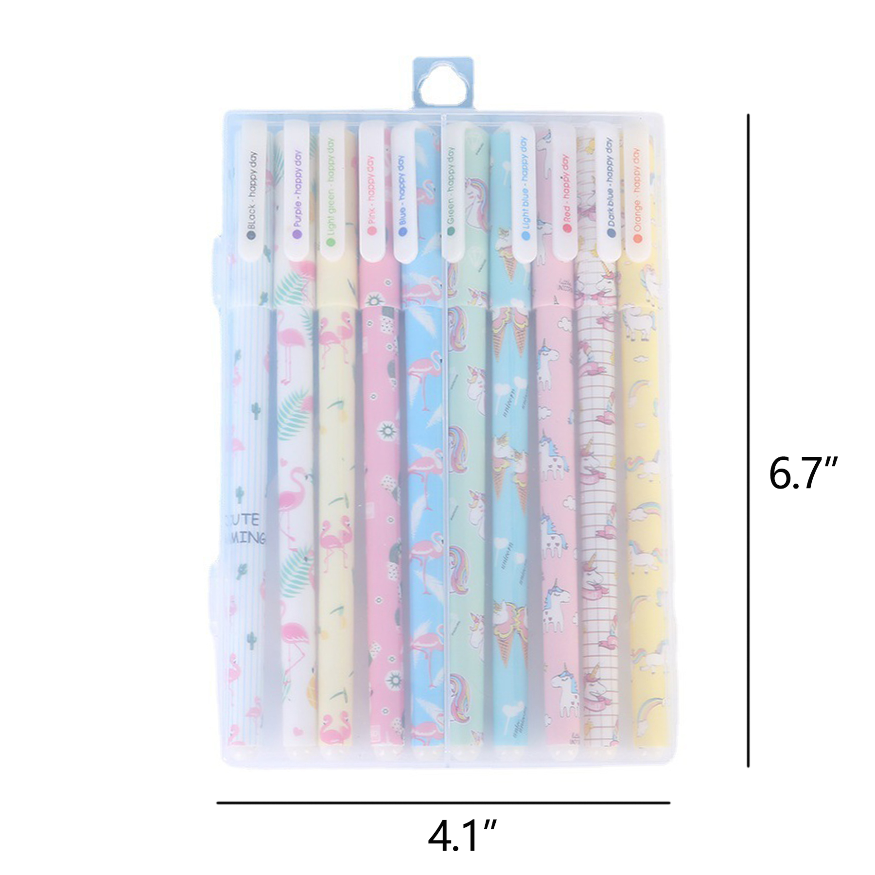 Creative cute little fresh gel pens 10 sets 8