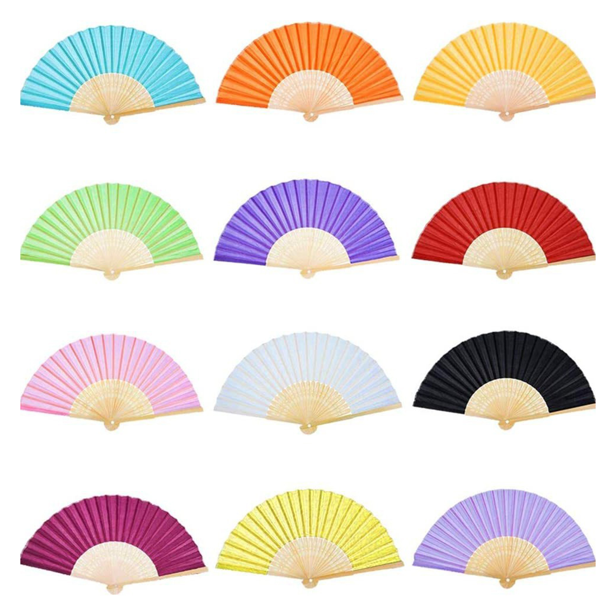 Custom Folding Paper Fan MOQ100 2