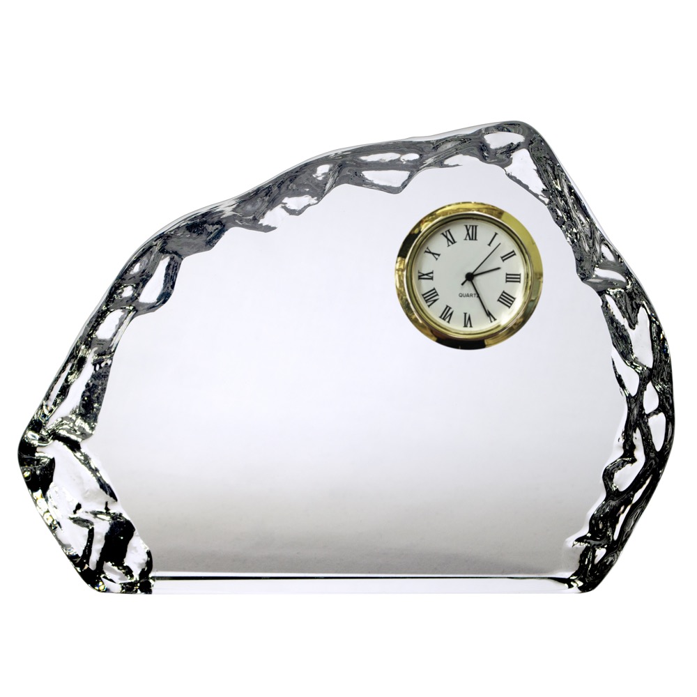 Horizontal Optical Crystal Iceberg Clock Award