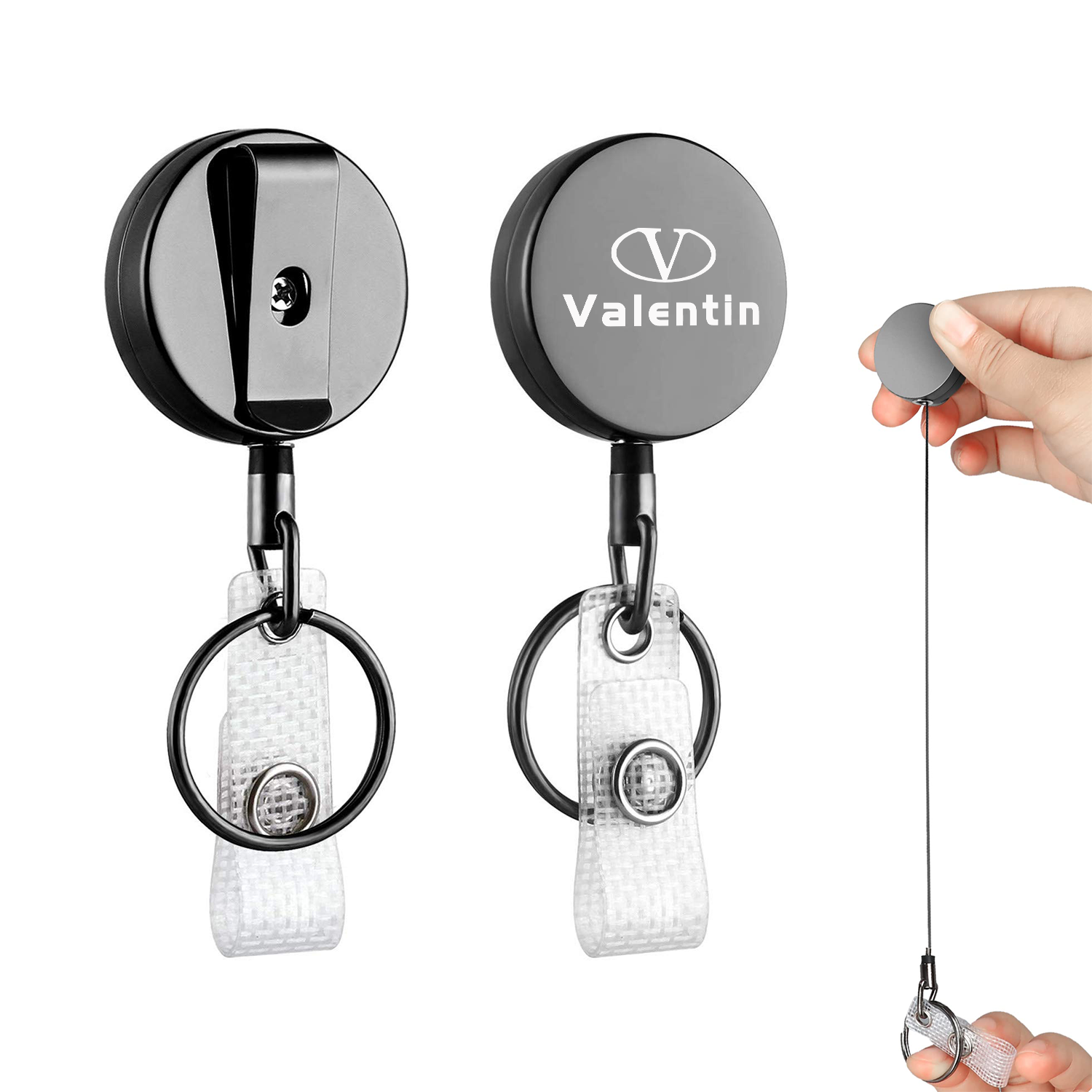 Heavy Duty Retractable Badge Holder Reel 1