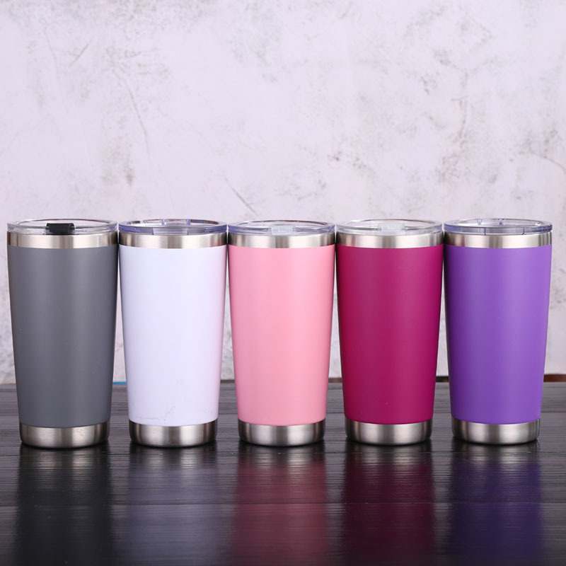 20oz Double-Wall Stainless Steel Insulated Car Cup 2