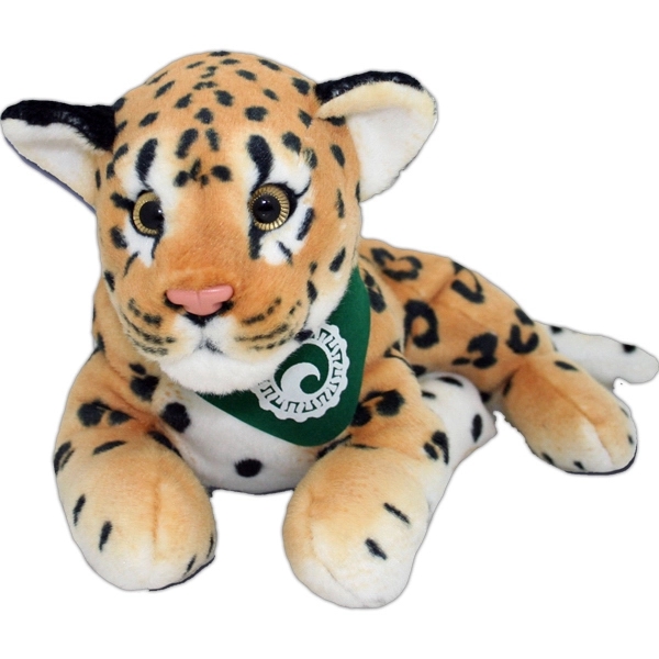 8" Jungle Animals Sitting Leopard