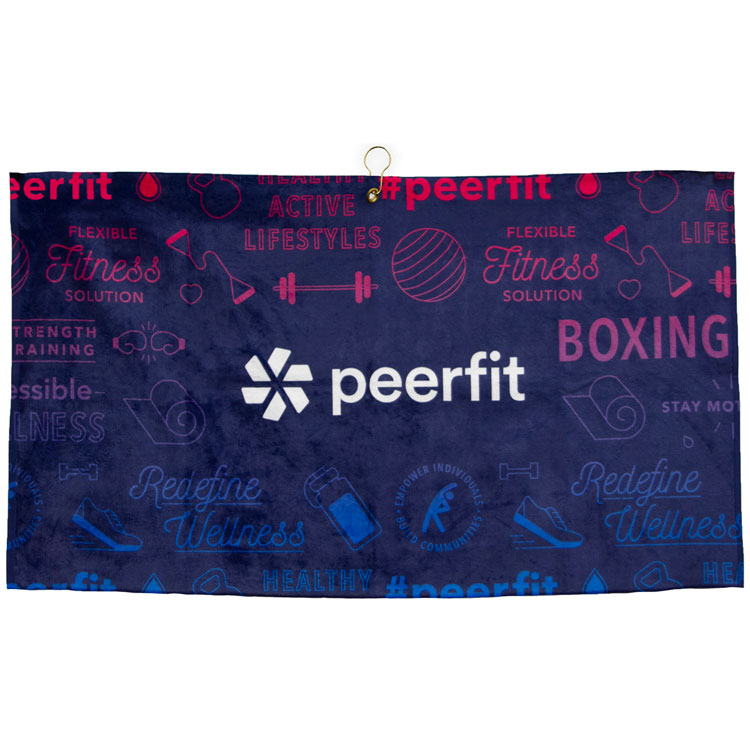 Oversized Subli Plush Golf Towel 24 x 42 2