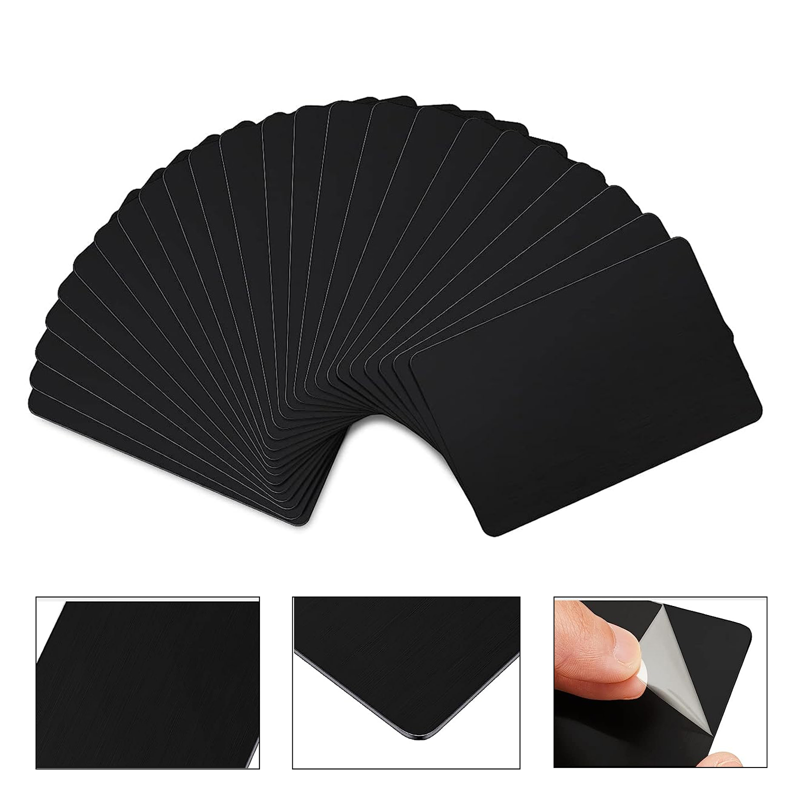 Blank Metal Business Cards 2