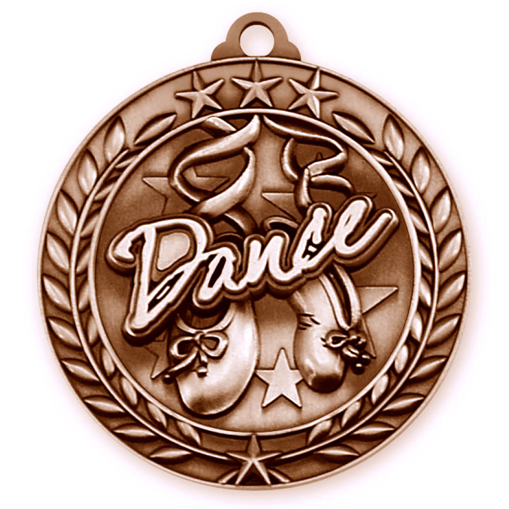 Dance Wreath Award Medallion (1-3/4") 2