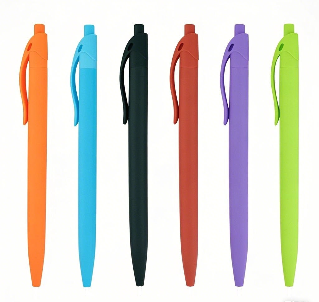 Click Action Rubberized Ballpoint Pen 2