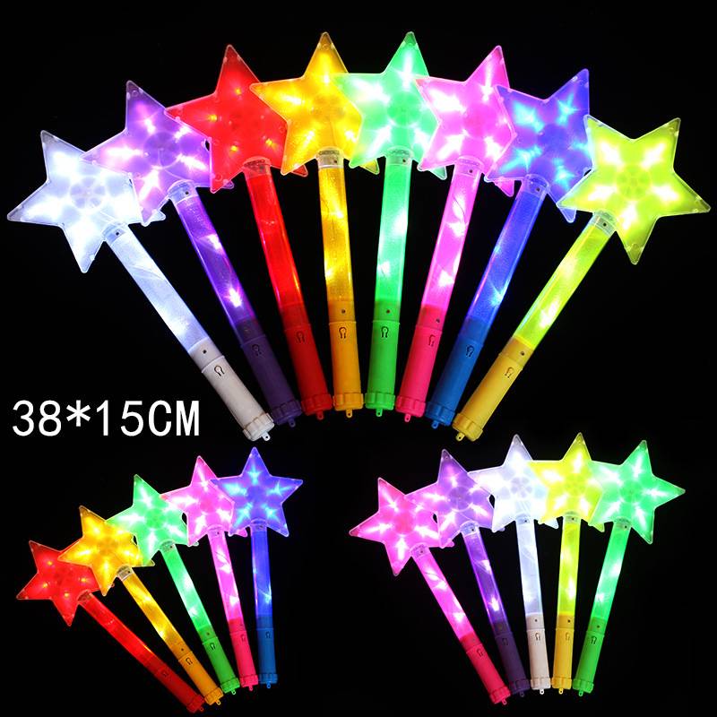 Light Up Snowflake Crystal Wand 3