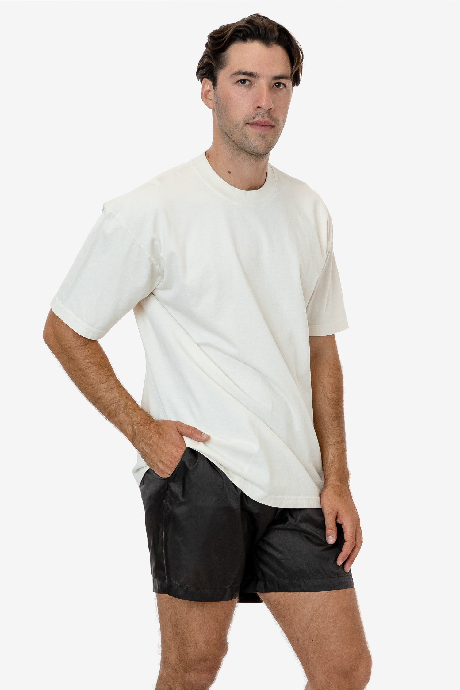 NYLON TAFFETA WIDE SHORTS 9