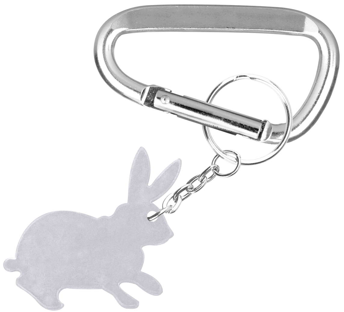Rabbit Shape Bottle Opener with Key Chain & Carabiner 6