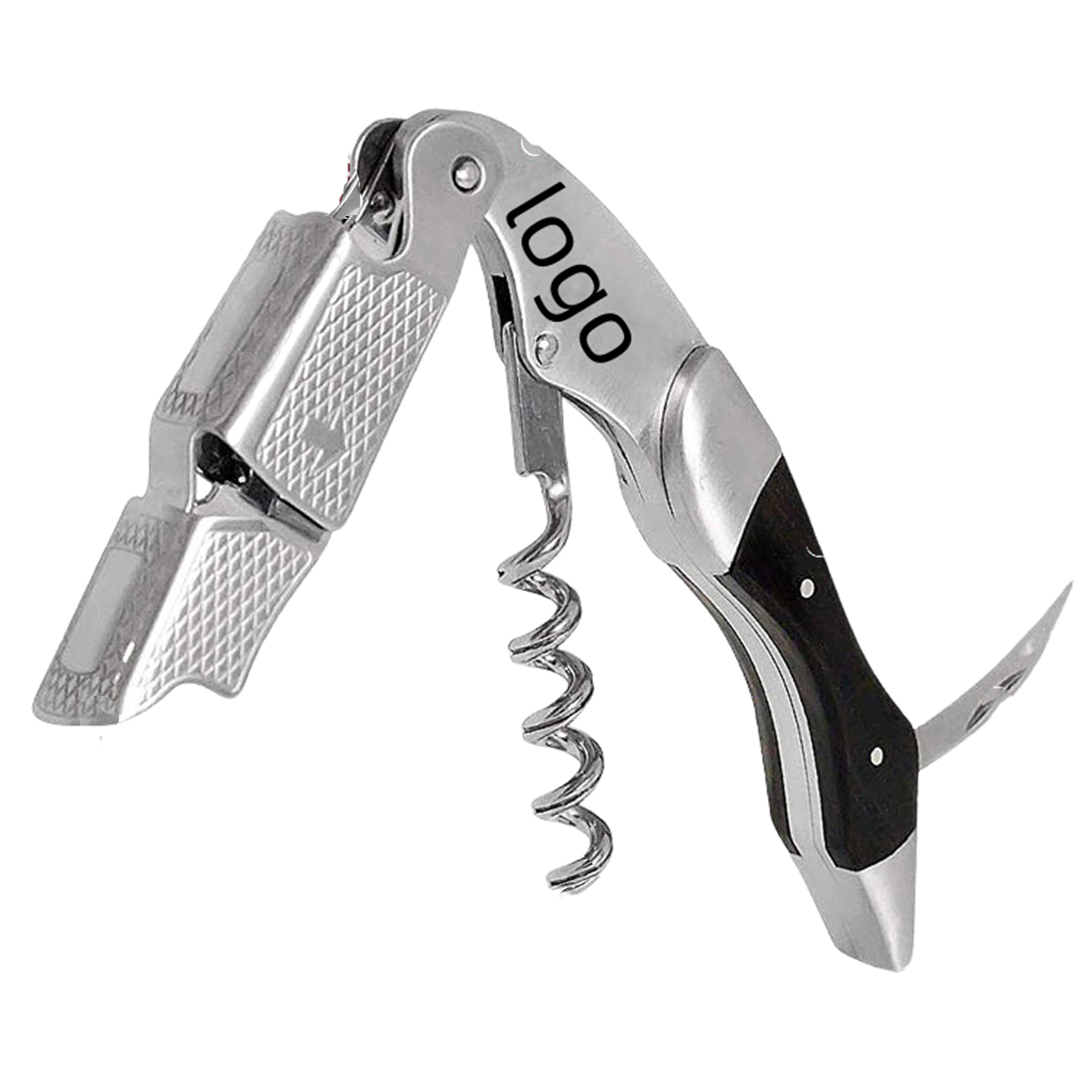 3-in-1 Foldable Wine and Beer Bottle Opener with Knife 2