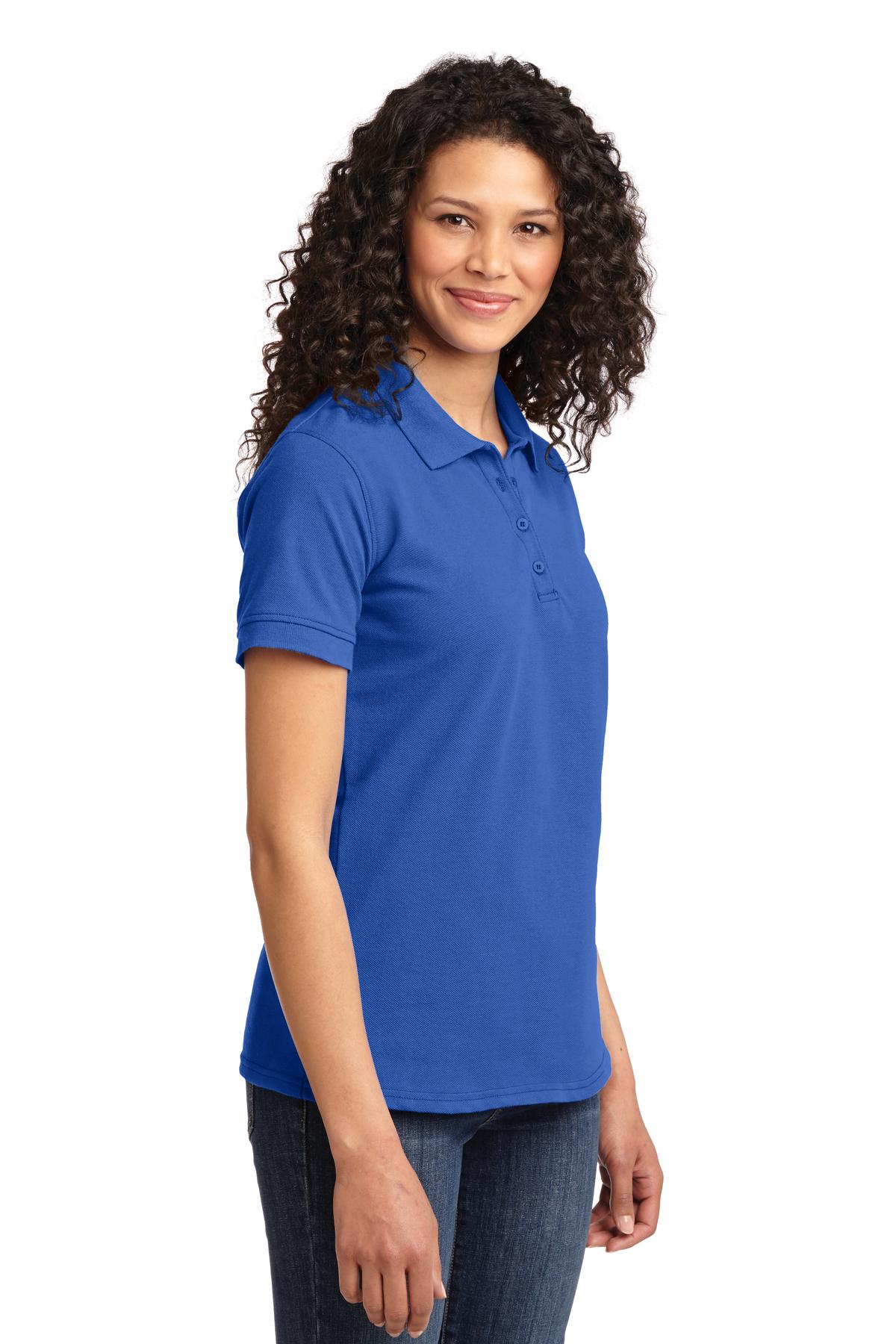 Port & Co Women's Core Blend Pique Polo. LKP155 6