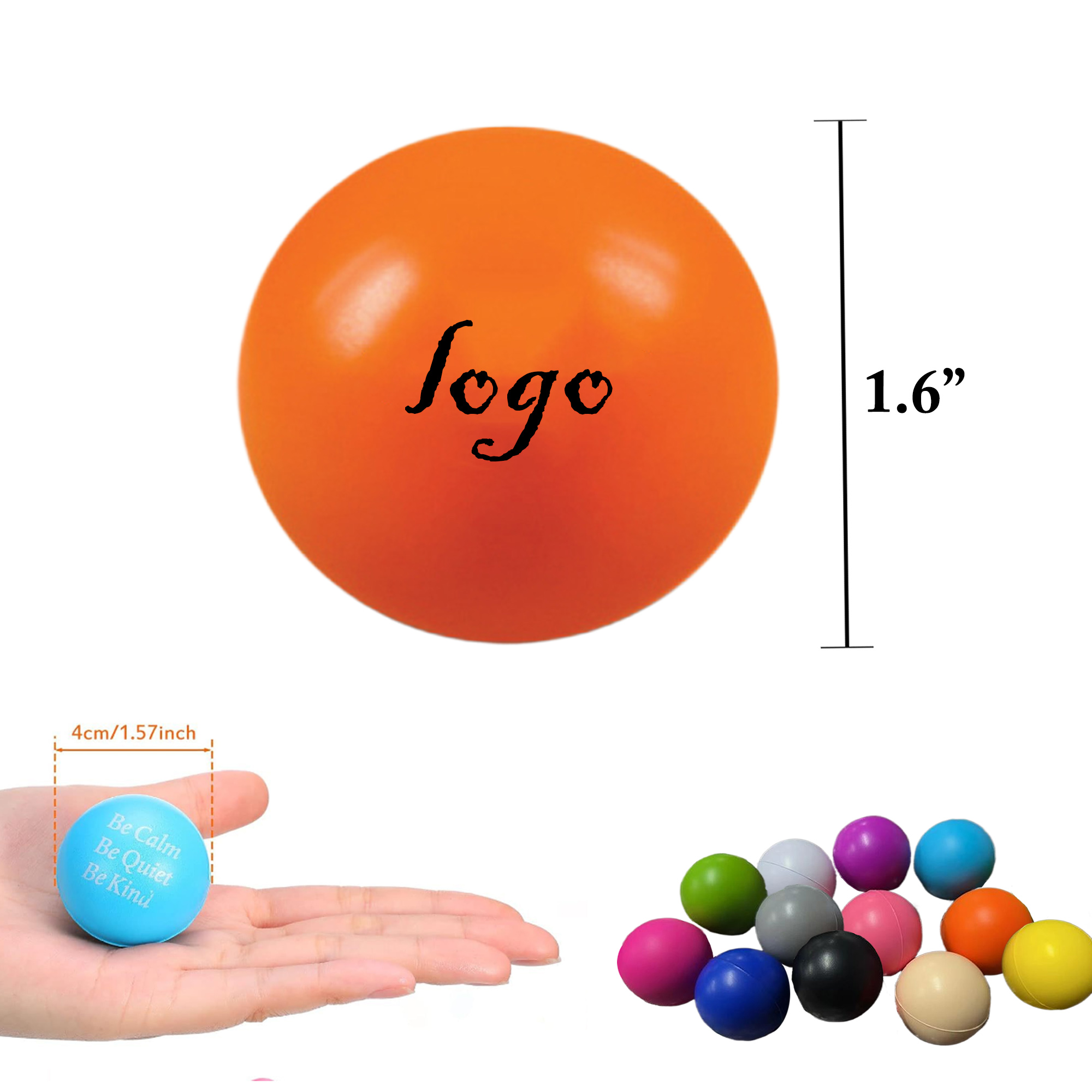 MOQ100 Multi-Size PU Stress Balls 2