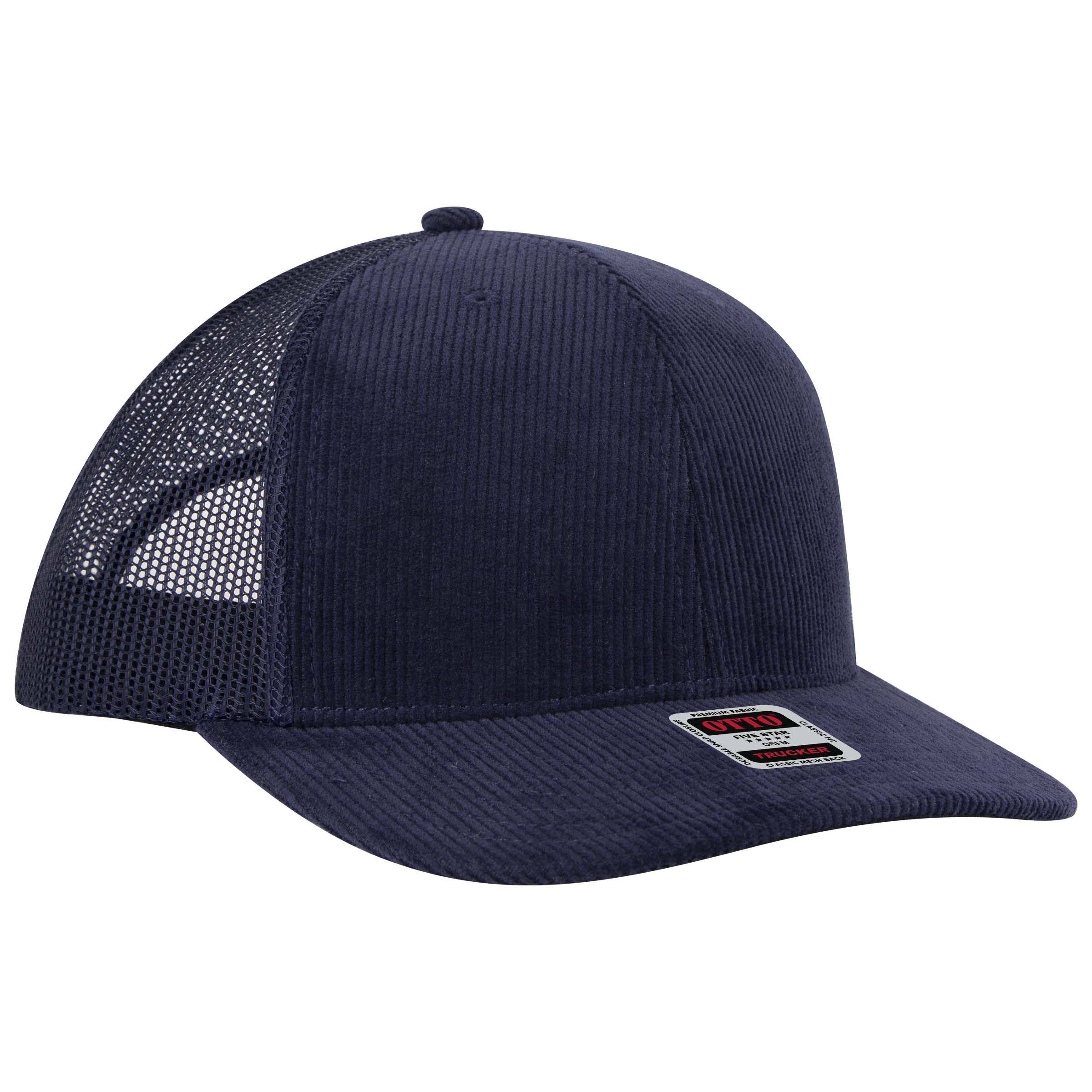 OTTO CAP® 6 Panel Mid Profile Mesh Back Trucker Hat 120