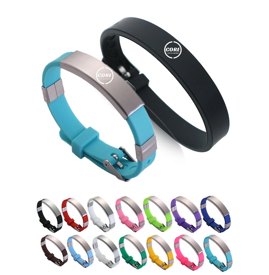Adjustable Silicone Wristband Bracelets 3