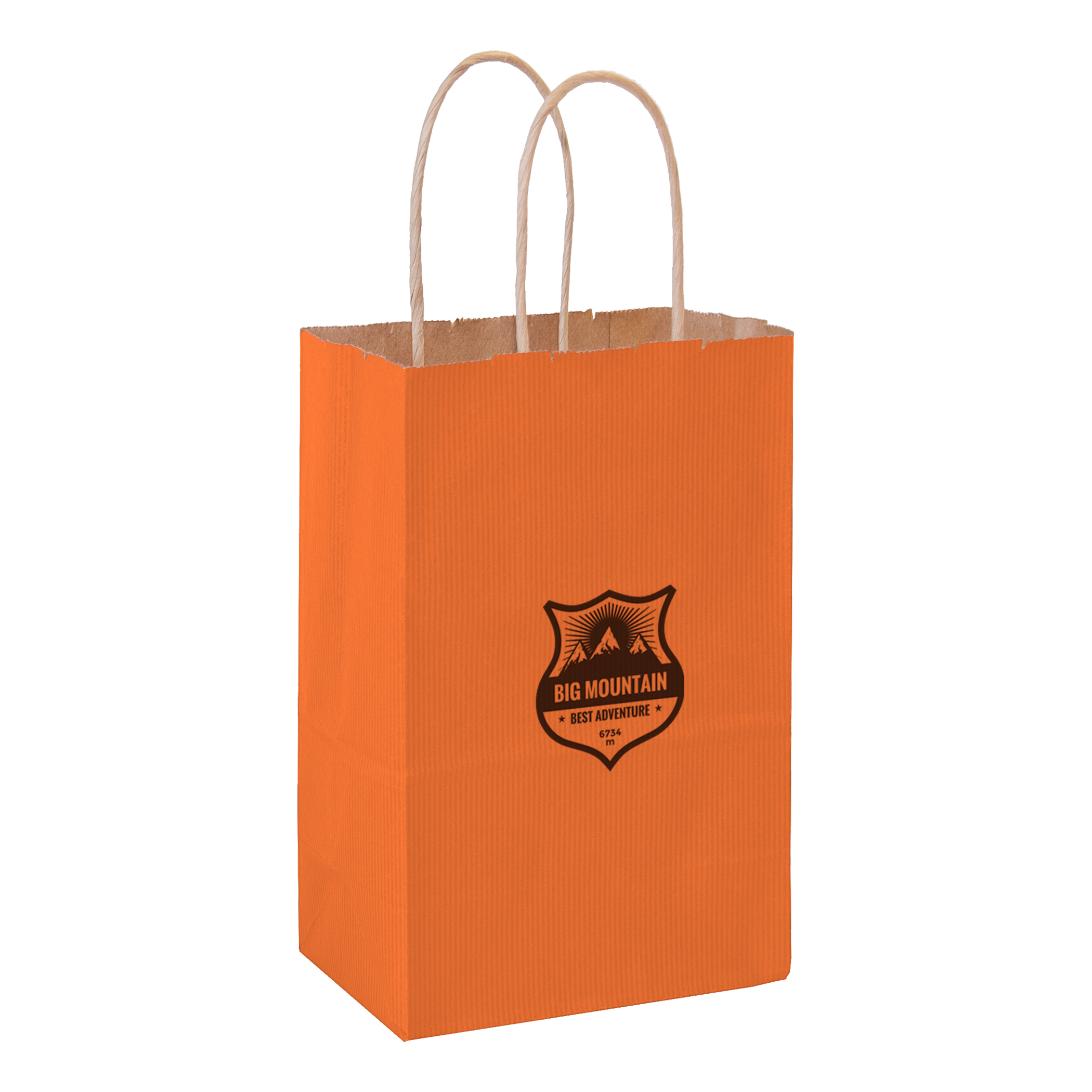 Matte Color Paper Shopper with Twisted Paper Handles 6