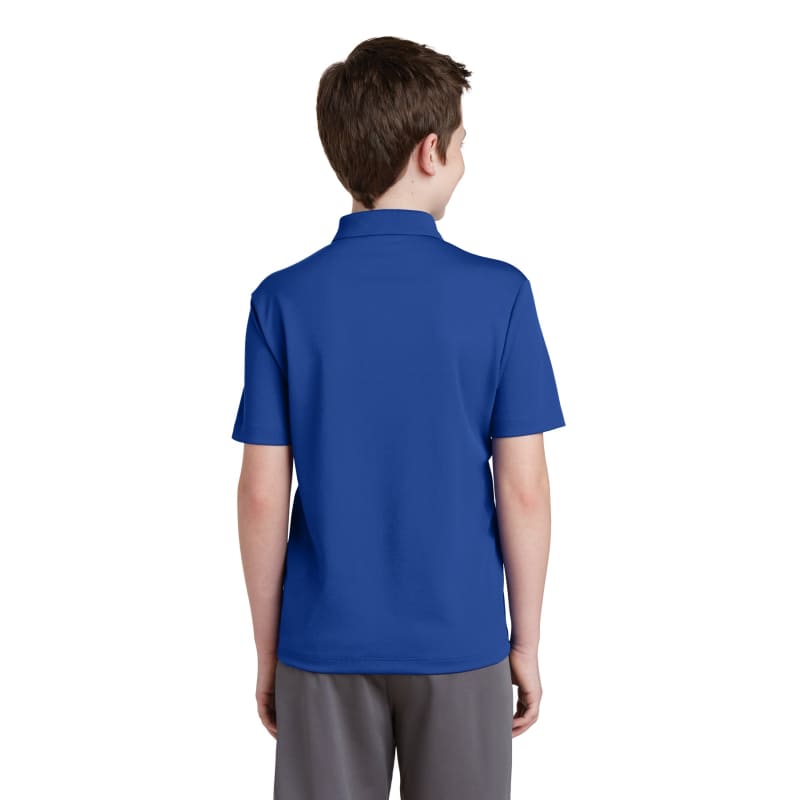 Sport-Tek Youth PosiCharge RacerMesh Polo. 46