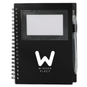FSC® Recycled 5" x 7" Star Spiral Notebook with Pe 30