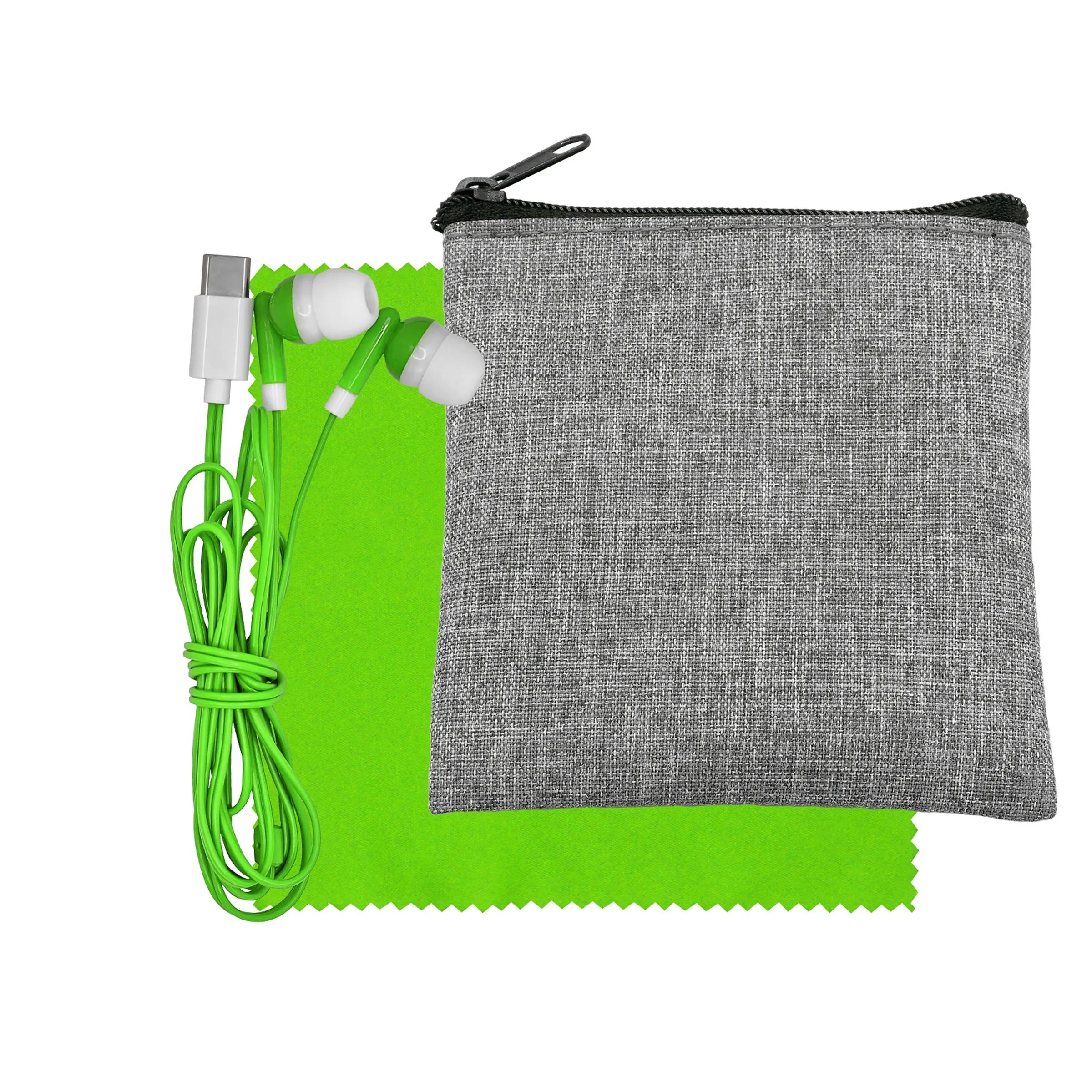 Recycled Cloth & Colorful Type C Ear Buds 8