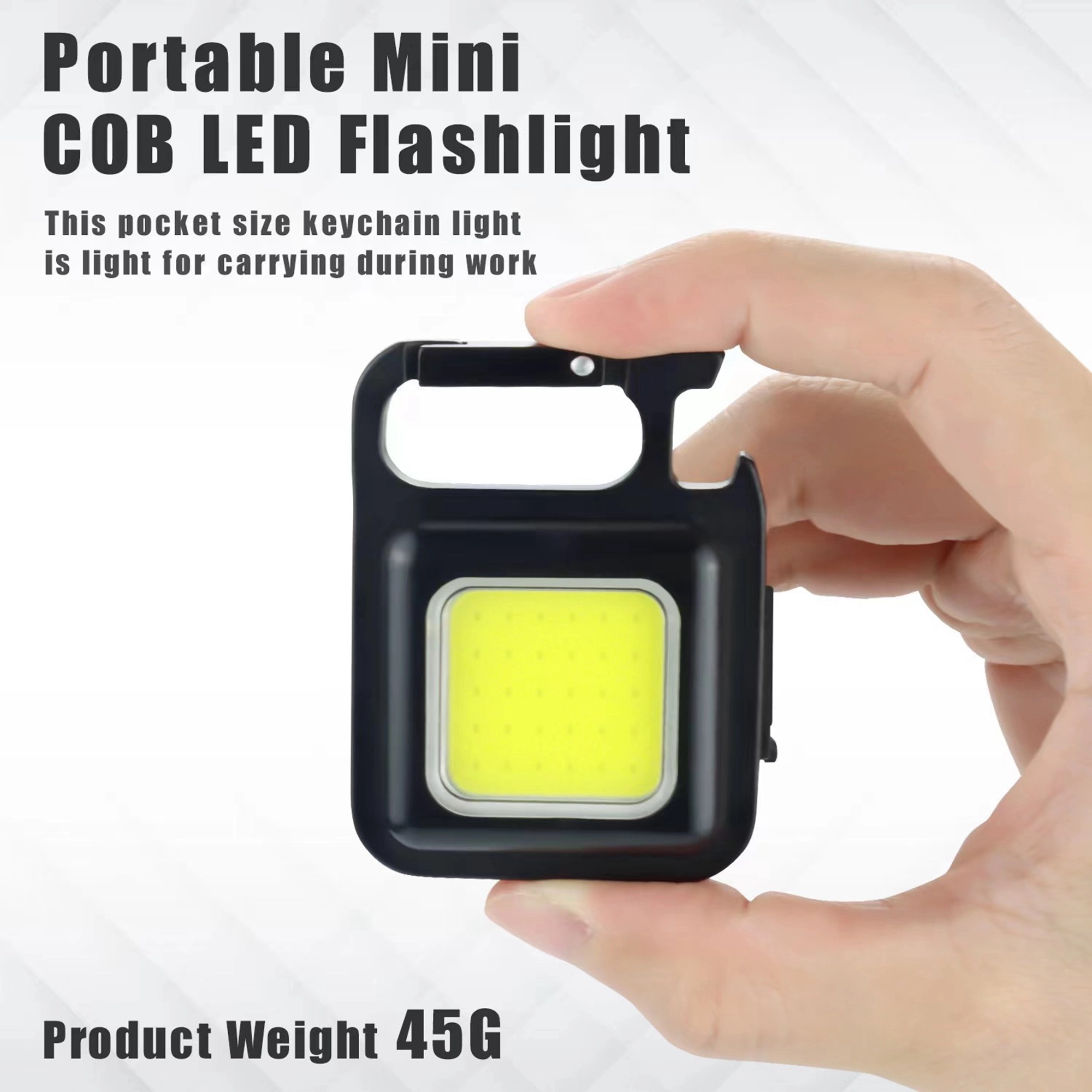 Keychain Light, Rechargeable Small LED Flashlight 7