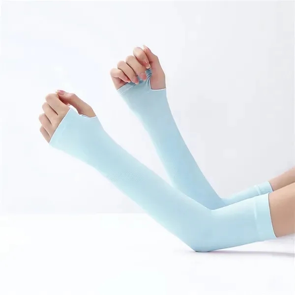 Ice Silk Sun Protection Arm Sleeve with Exercise and Outdoor 8