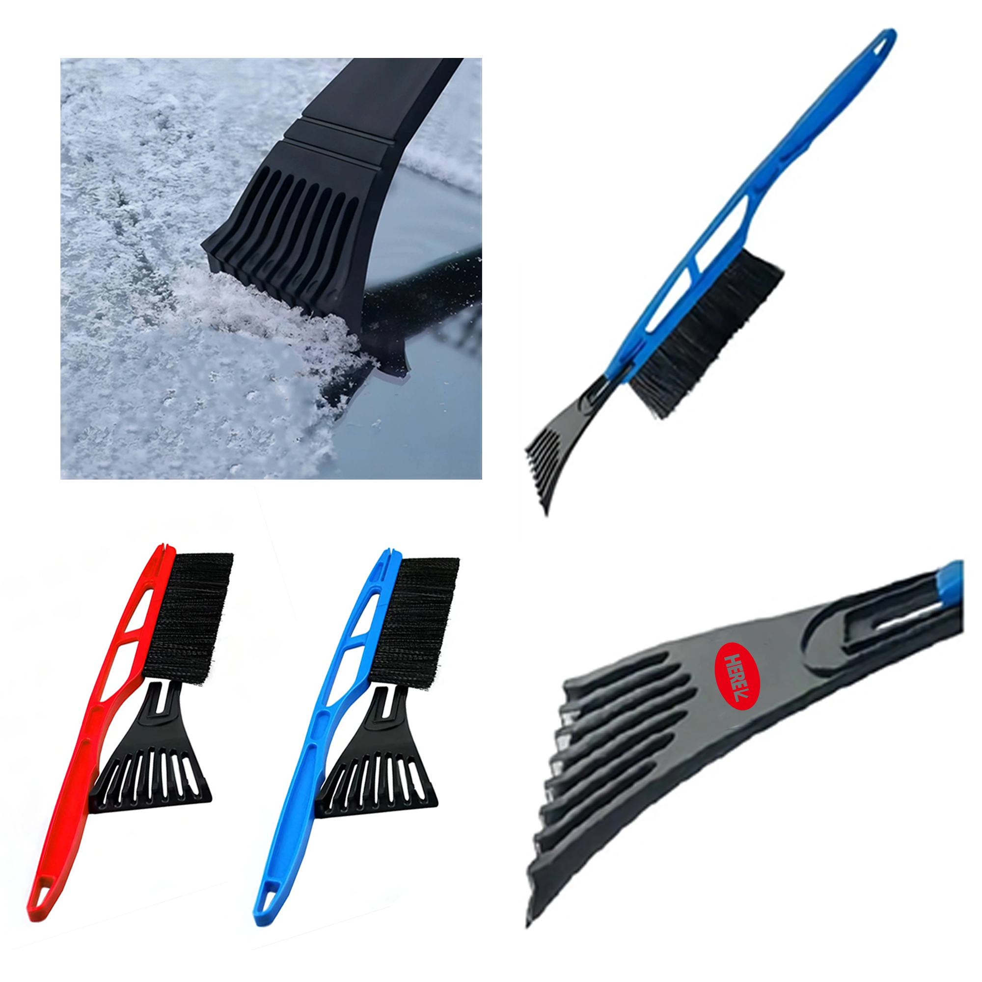 Efficient 2 in 1 Ice Scraper / Brush 2