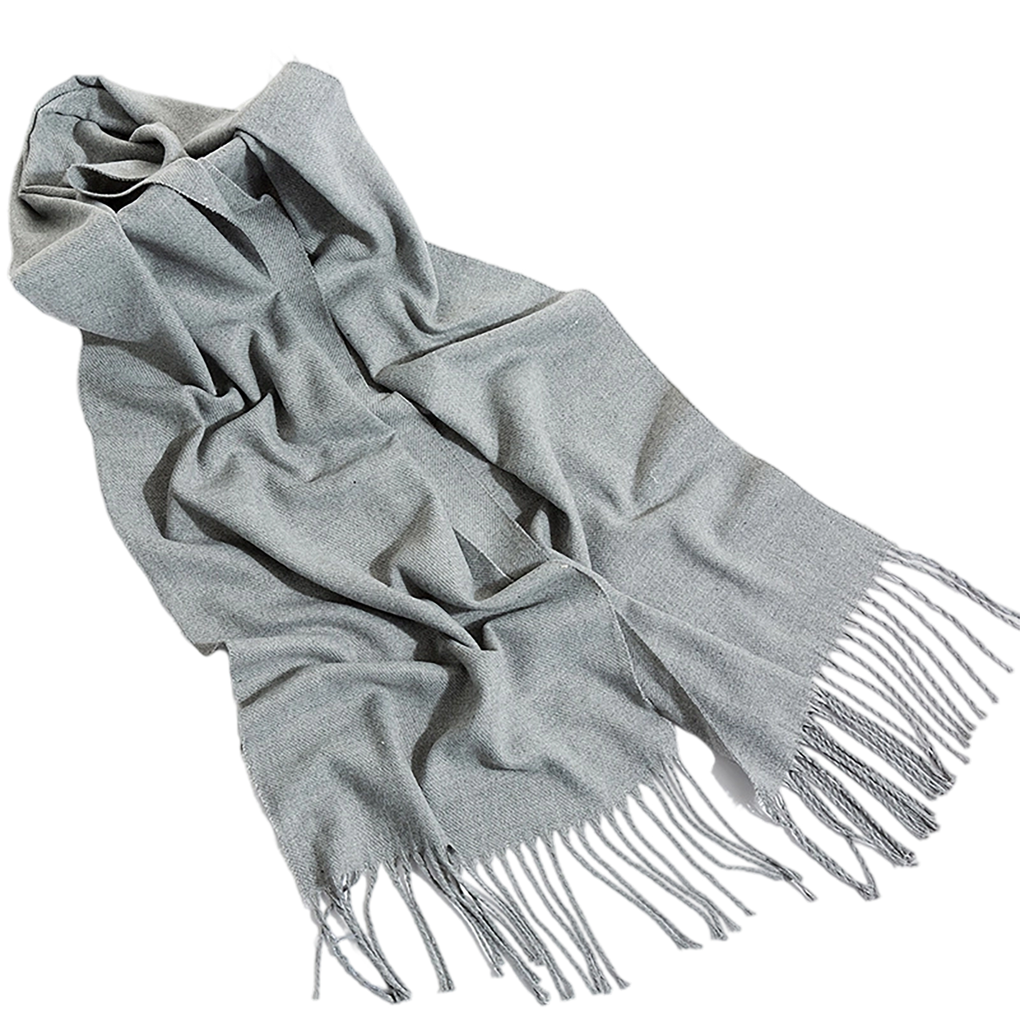 Pashmina Woven Scarf Long Soft Fabric With Fringe 27" x 78" 16