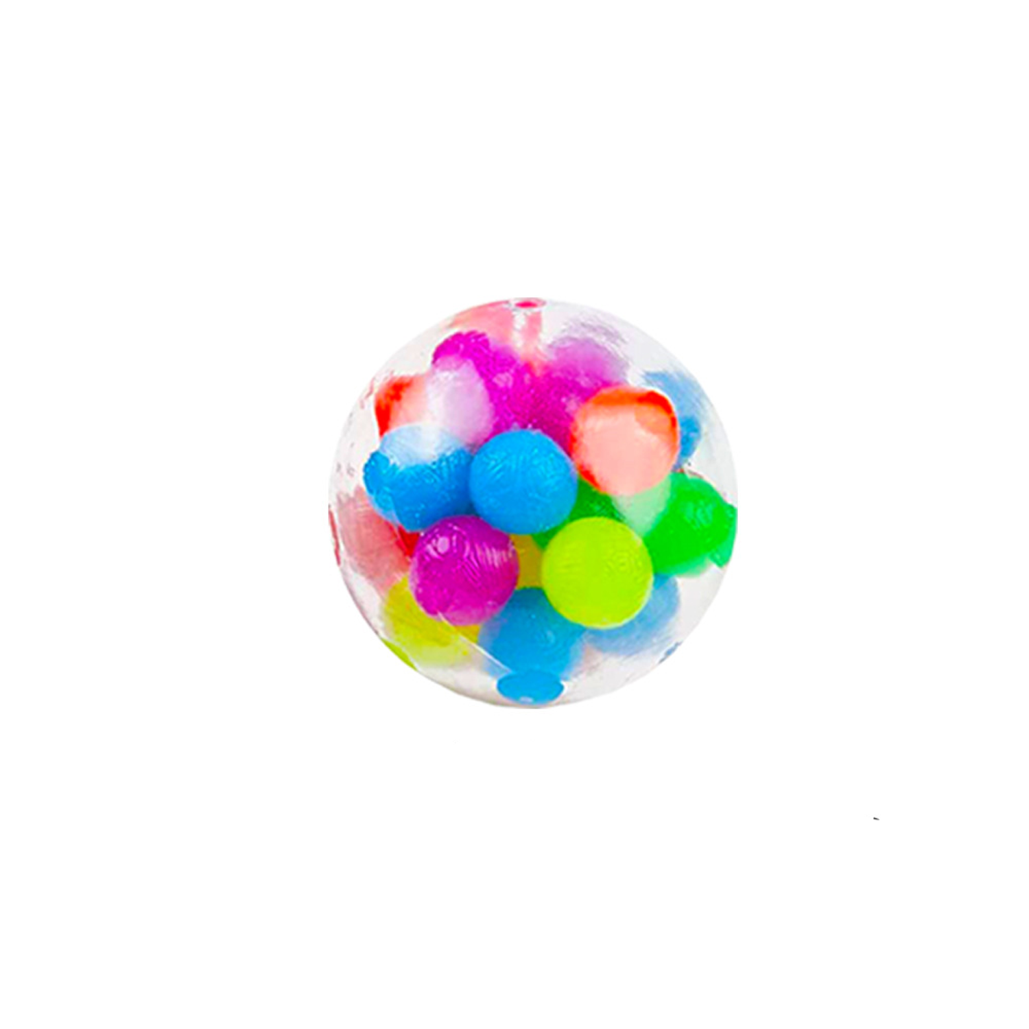 Rainbow tear-resistant non-toxic stressrelief ball 3