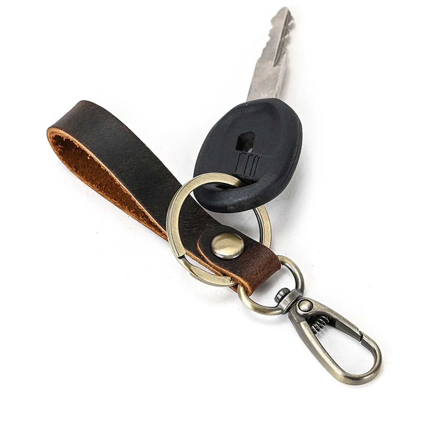 Original Genuine Leather Keychain Pendant 7