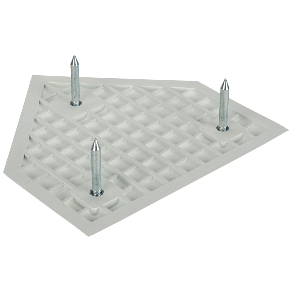 Waffle Bottom Home Plate with Spikes 3