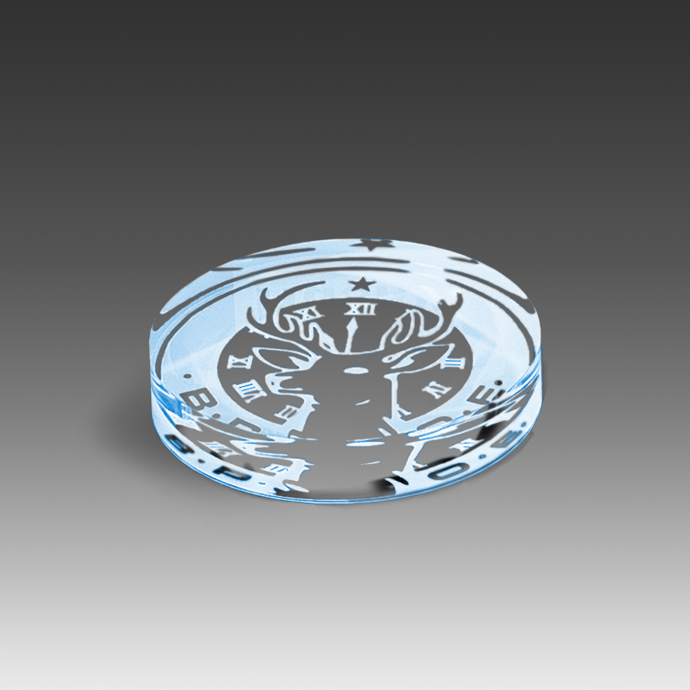 5" Circle Paperweight 2