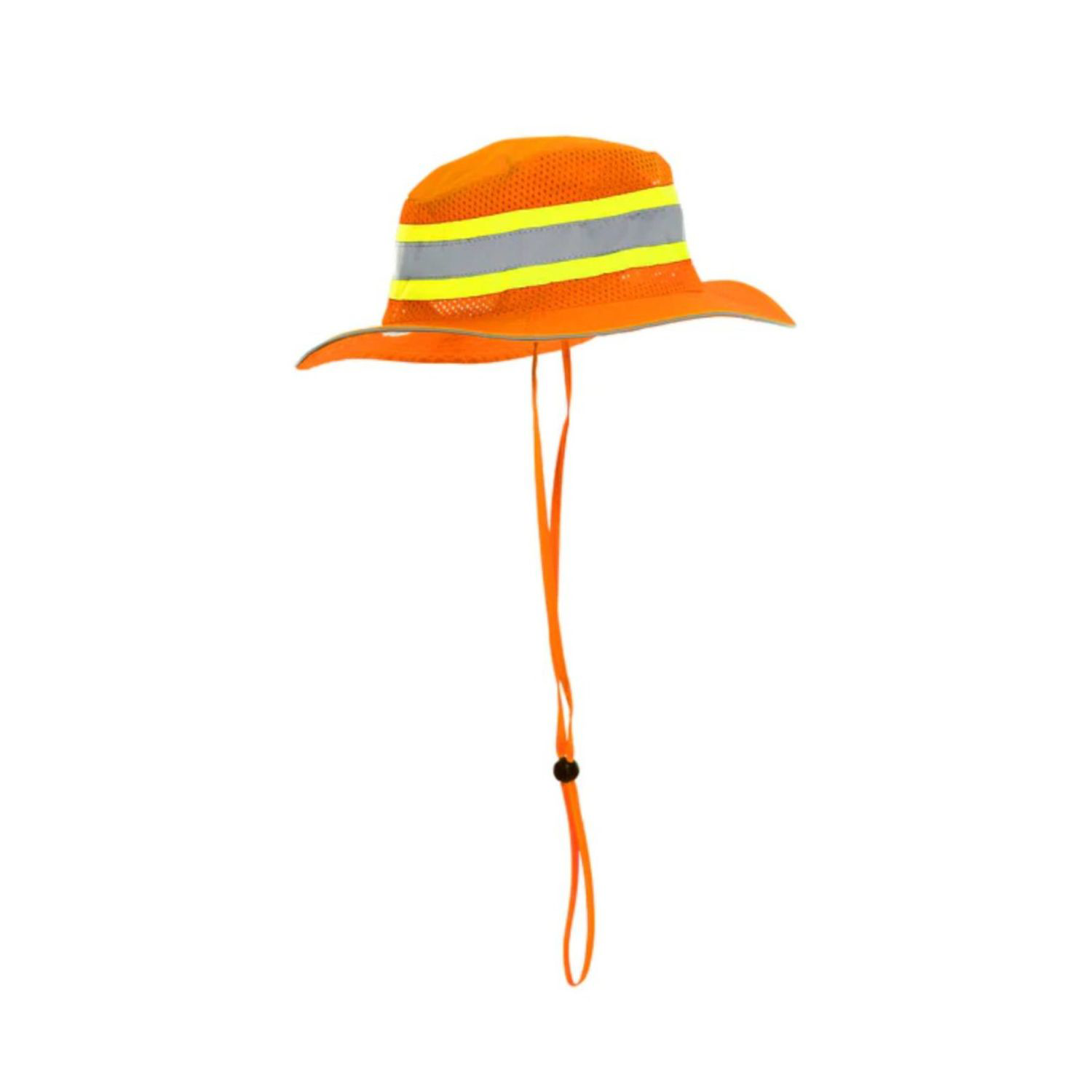 Reflective Trim Two Tone Mesh Safety Bucket Ranger Hat 2