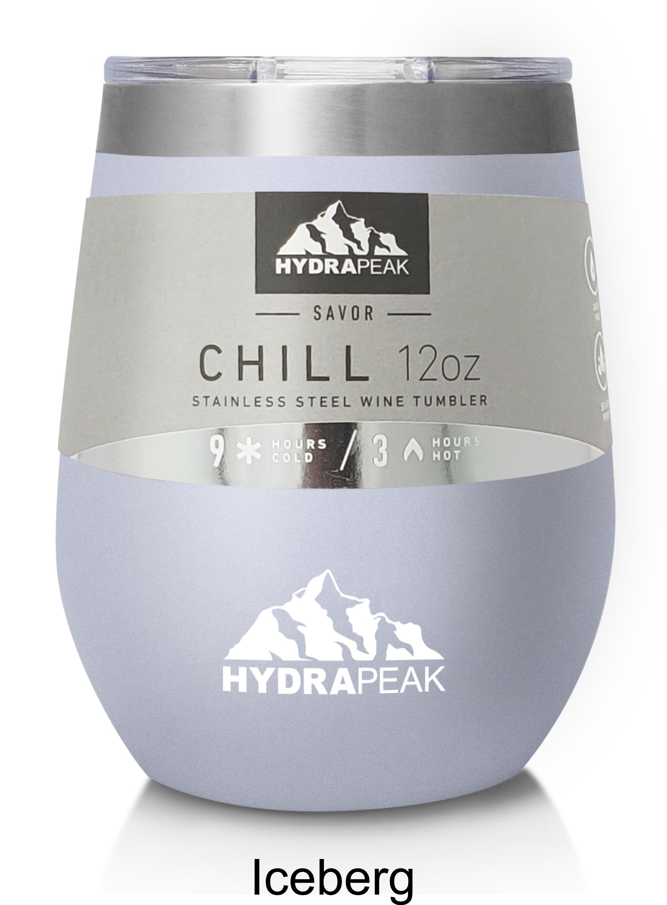 12 Oz. Hydrapeak Chill Wine Tumbler LIFETIME WARRANTY! 14
