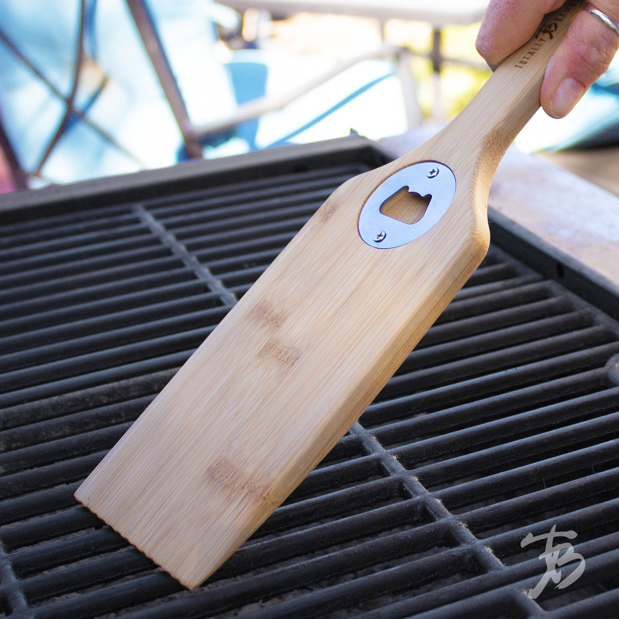 BBQ Grill Scraper w/ Bottle Opener 4