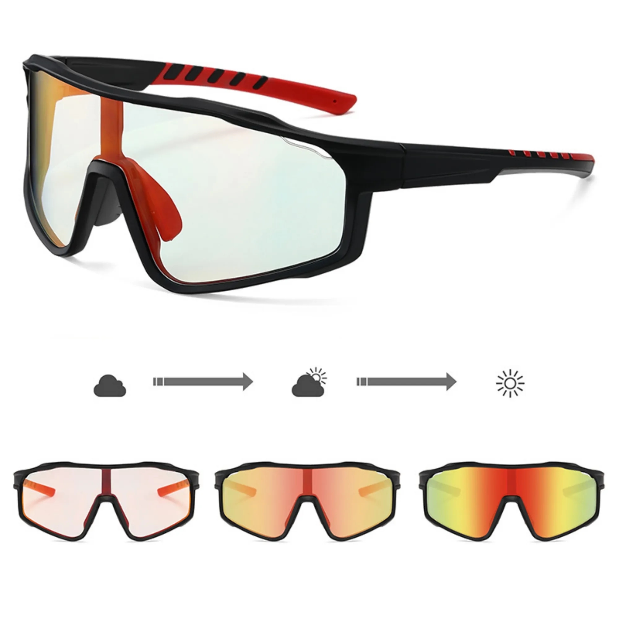 Outdoor Photochromic Sports Sunglasses 9