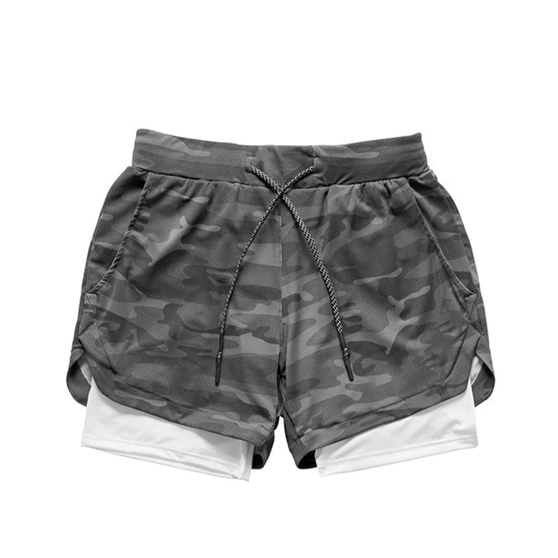 Mens 2 in 1 Workout Shorts 12