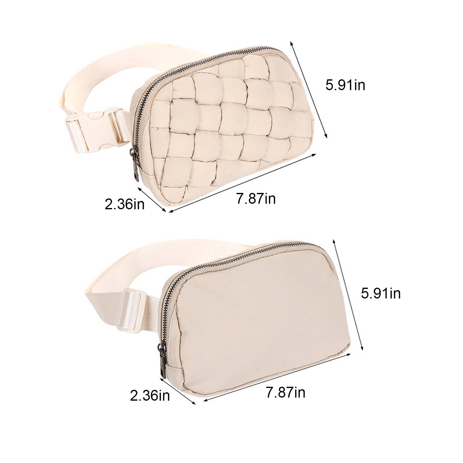 Cross-border sports waist bag, the same style as Lululemon 5
