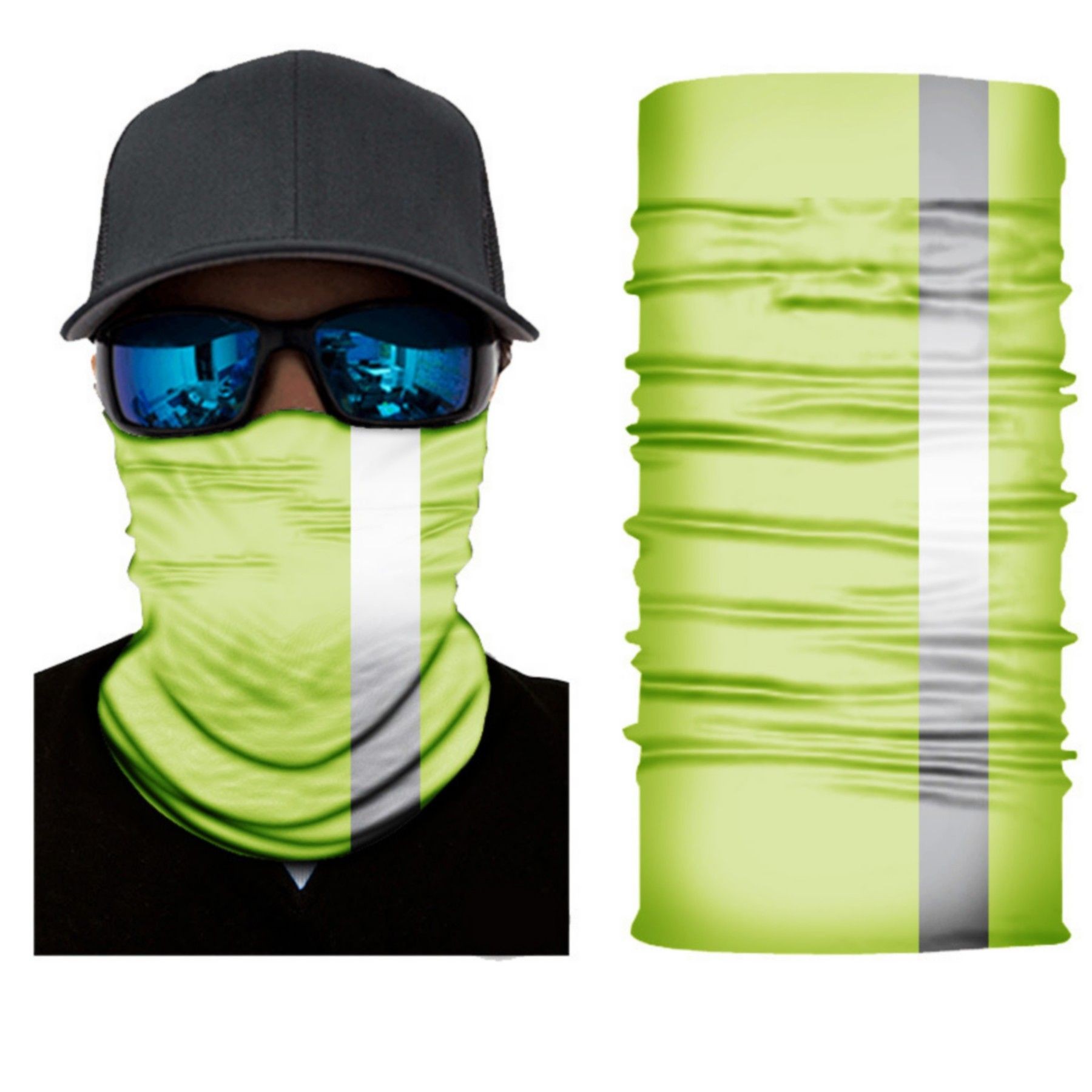Visibility Reflective Safety Bandana Dust Protection Scarf 2