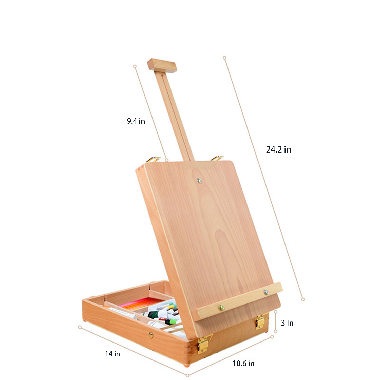 Wooden Tabletop Easel Foldable 4