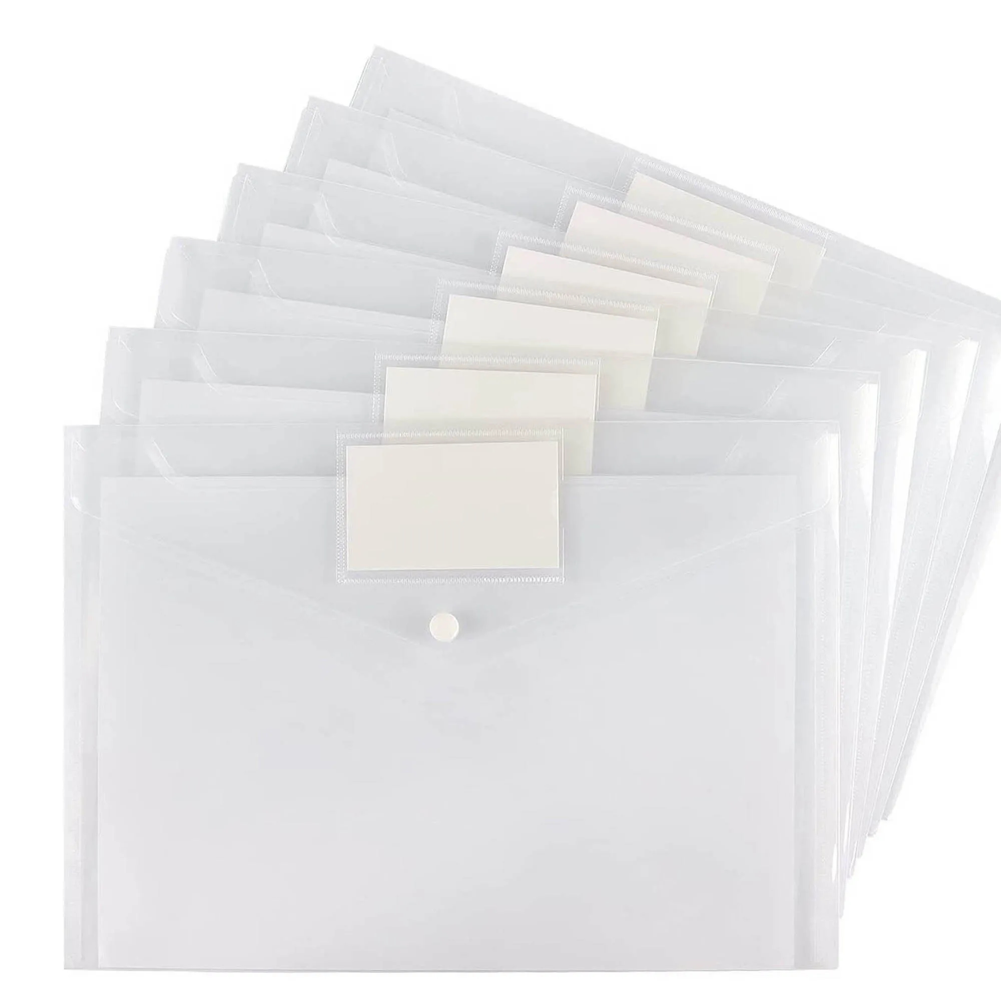 A4 Transparent Plastic File Bag 3