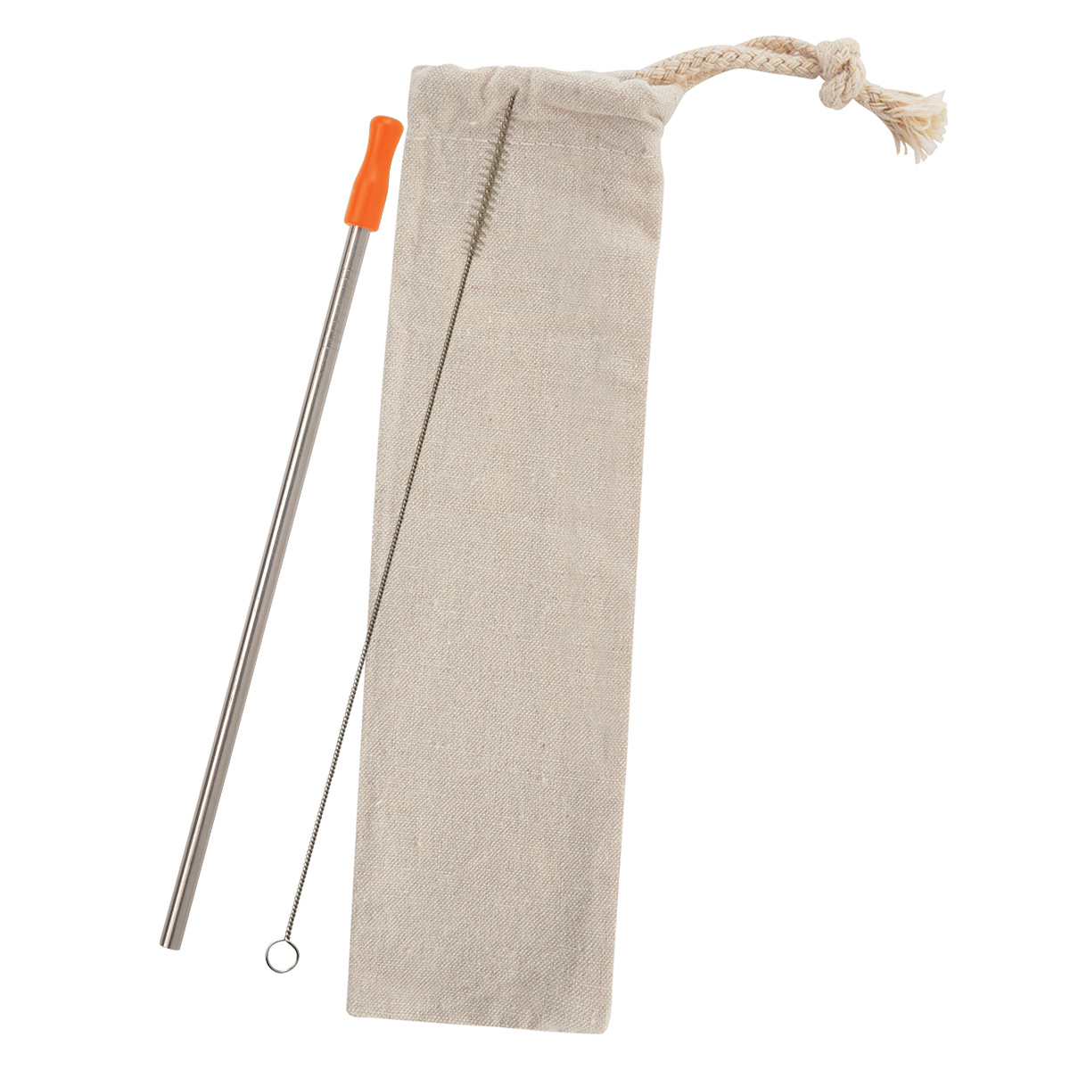 Stainless Straw Kit With Cotton Pouch 9