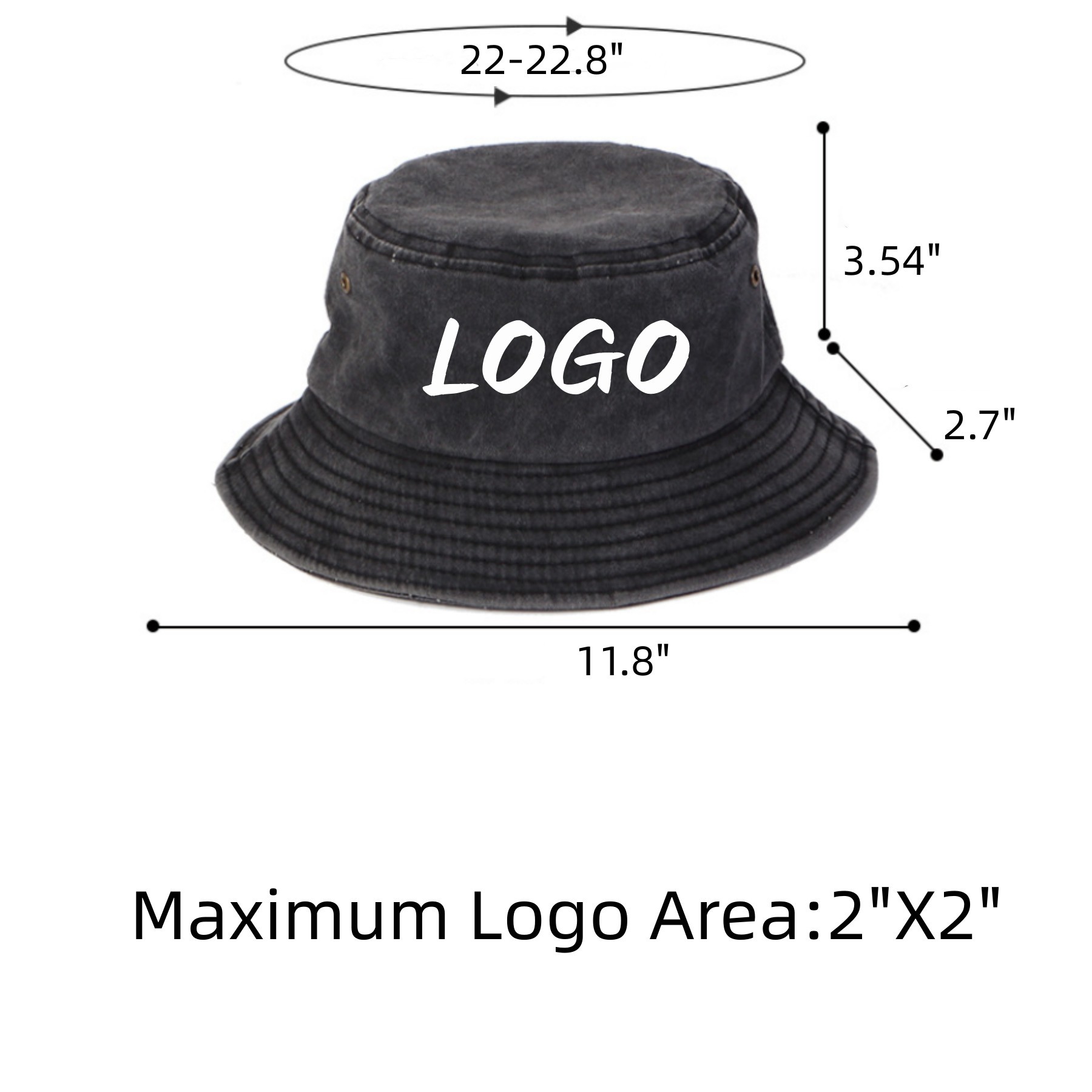 Premium Cotton Twill Bucket Hat 2