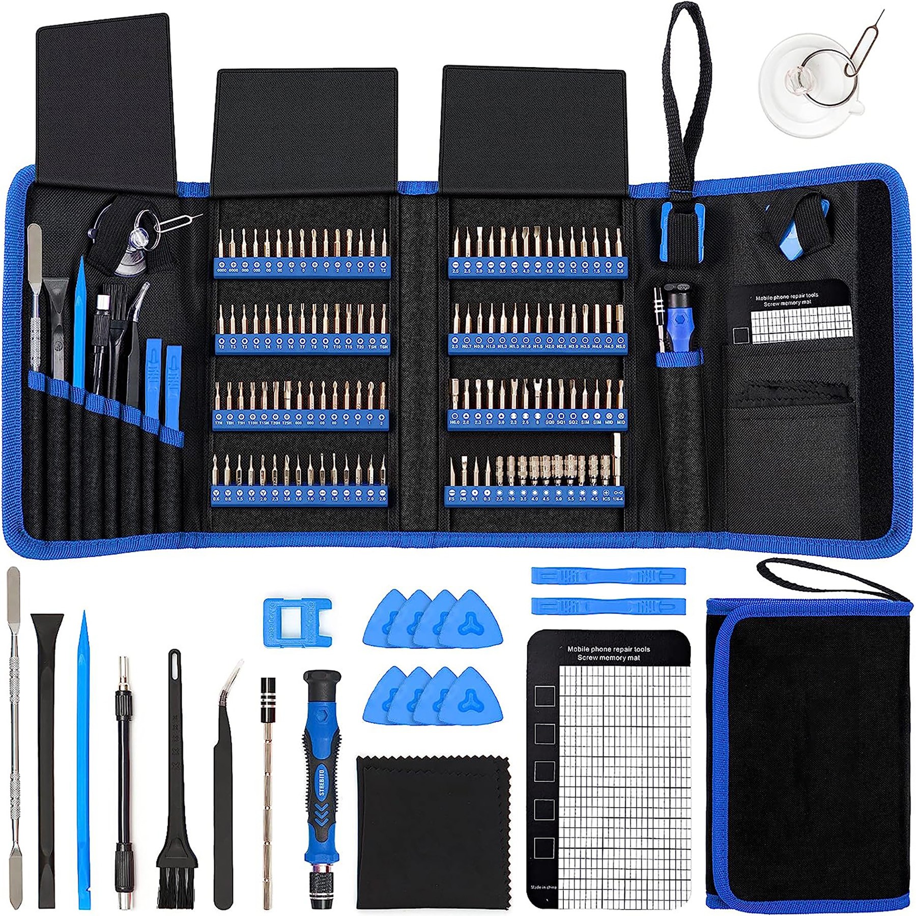 Electronics Precision Screwdriver Sets 142 Pieces Magnetic Repair Tool Kit 3
