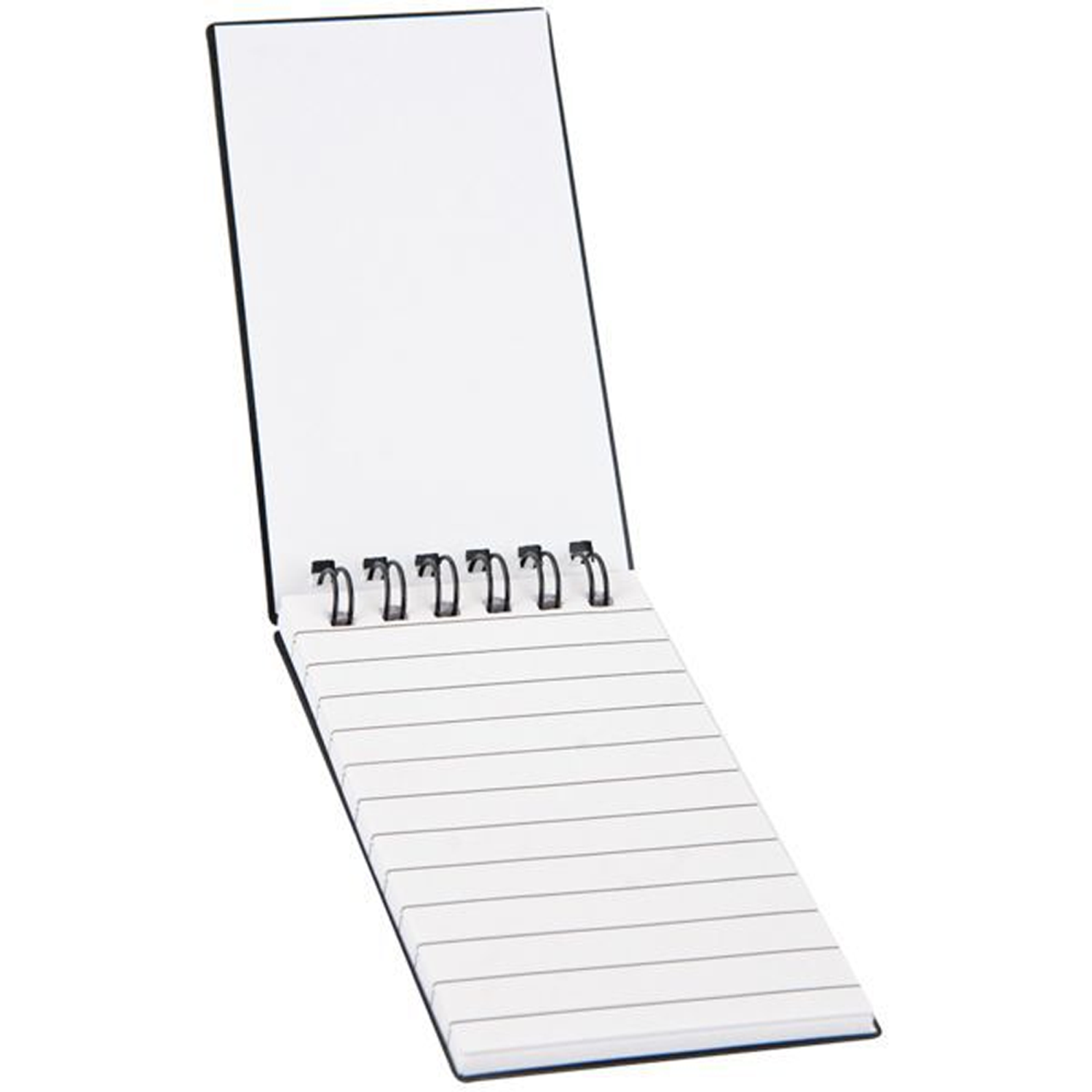 Plastic Spiral Notebook w/ Pocket 16