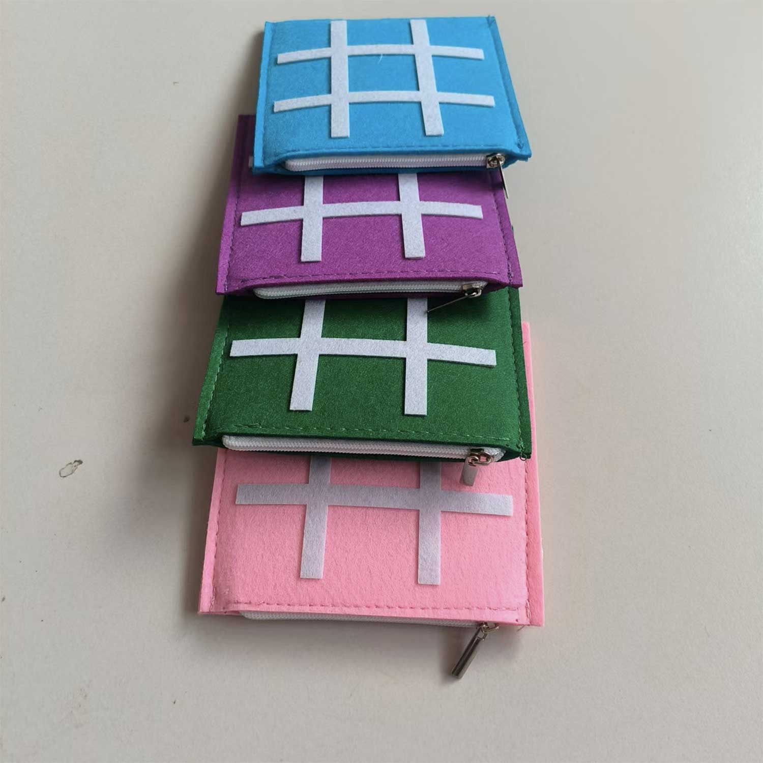 New Mini Felt Tic-Tac-Toe Board Kids Educational Puzzle Game 3