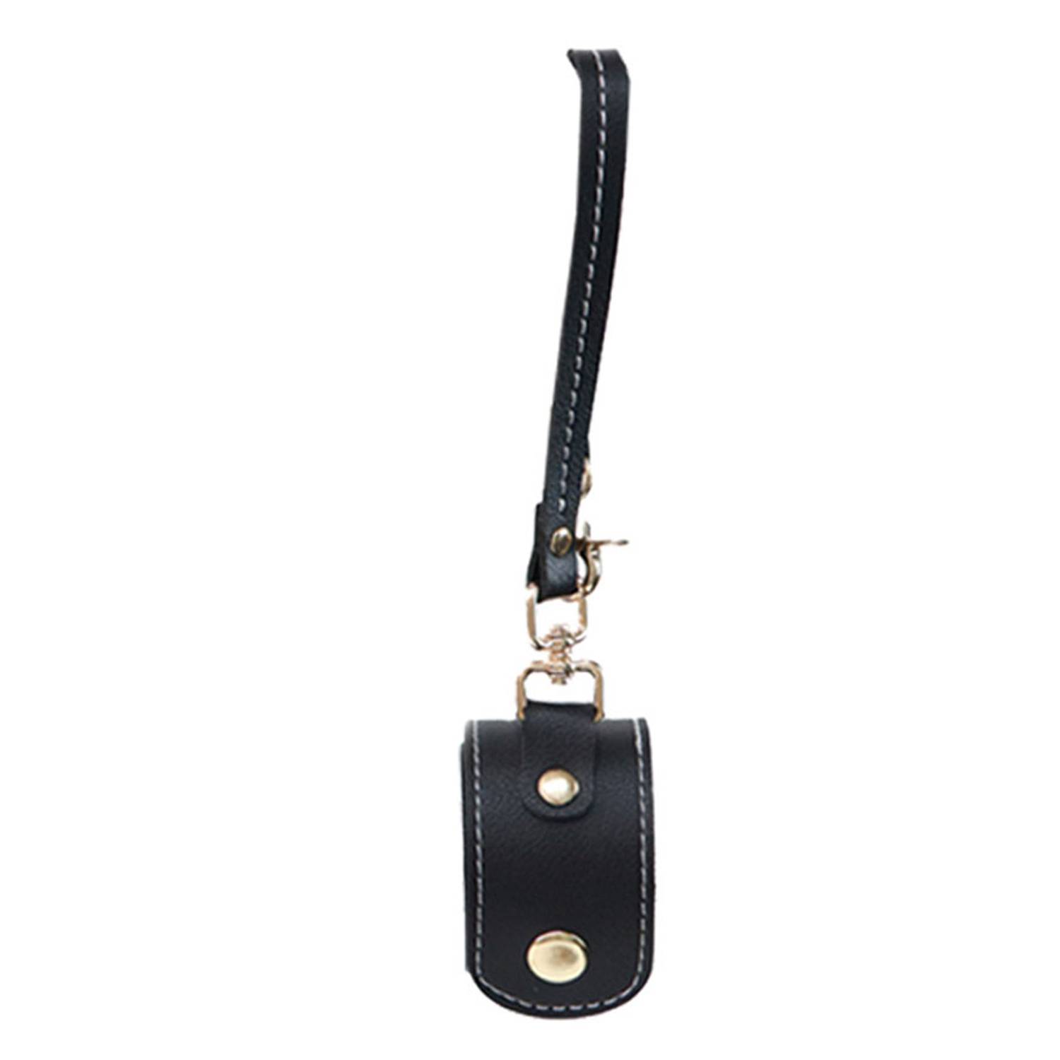 Portable PU Leather Glove Silk Scarf Holder Clip 3
