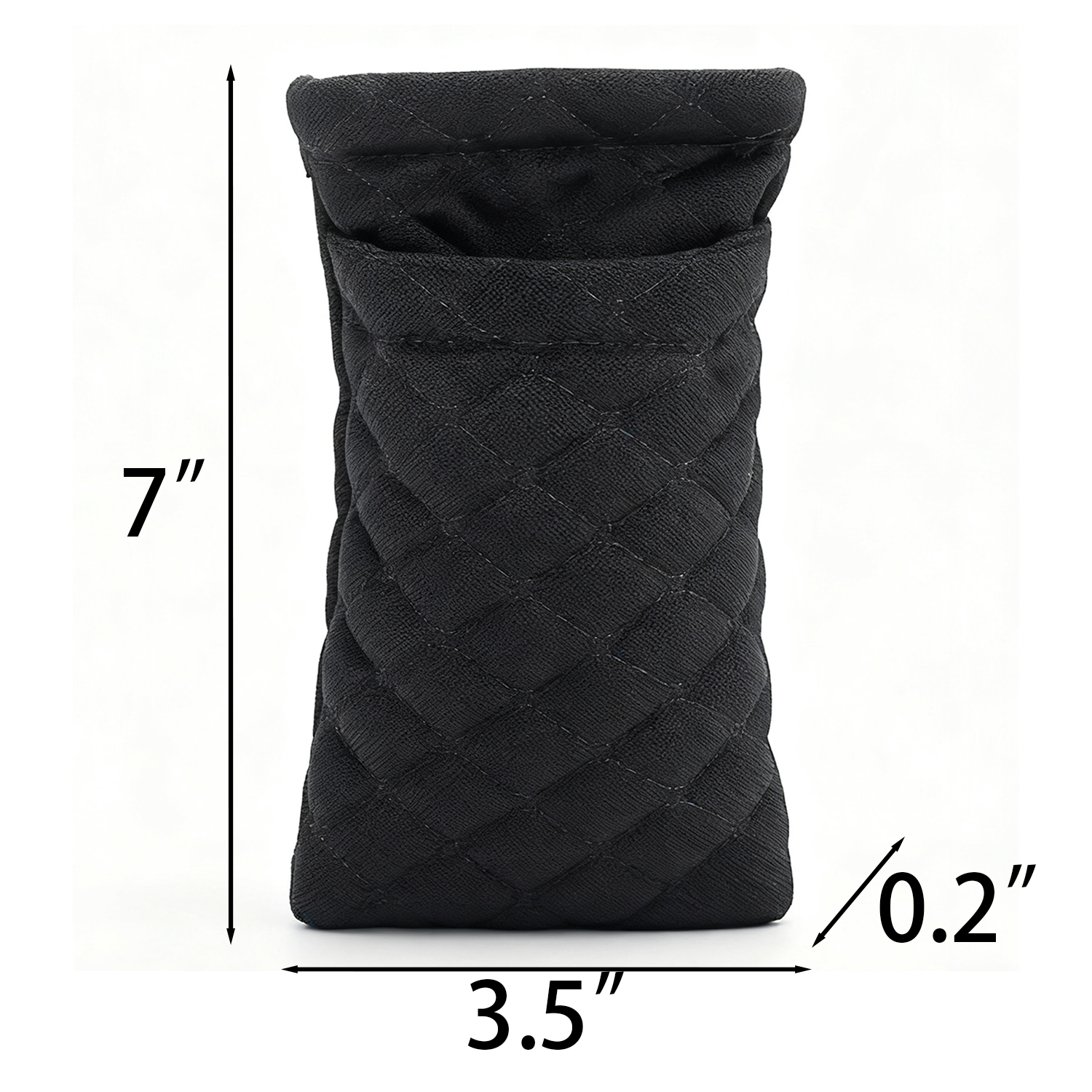 Portable Double-Sided Fabric Glasses Pouch 5